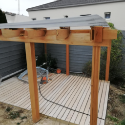 Réparation de toiture de pergola en acier Loos